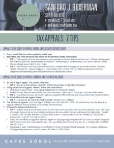 Tax Appeals