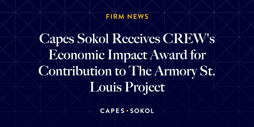 Capes Sokol Receives CREW's Economic Impact Award