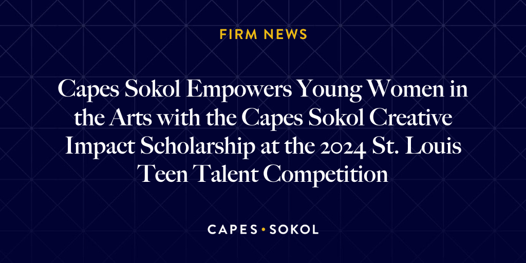 Capes Sokol Empowers Young Women in the Arts with the Capes Sokol Creative Impact Scholarship at the 2024 St. Louis Teen Talent Competition